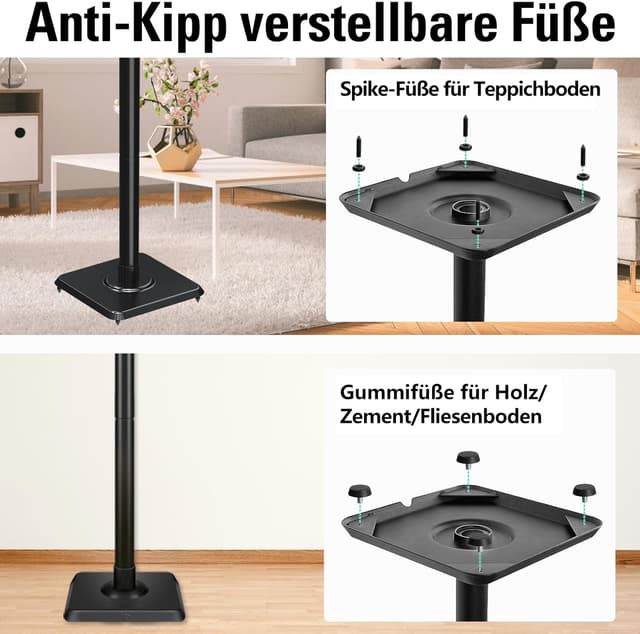 Thumbnail 5 de Mounting Dream Lautsprecherständer 82,6–107,8 cm