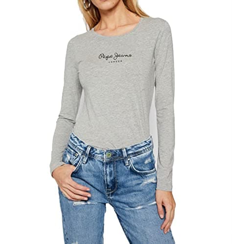 Detalle de Pepe Jeans New Virginia Camiseta mujer Slim fit manga larga, XXS