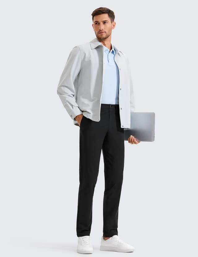 Detalle 2 de CRZ YOGA pantaloni da golf da uomo elasticizzati con asciugatura rapida e tasche (76/81/86 cm)