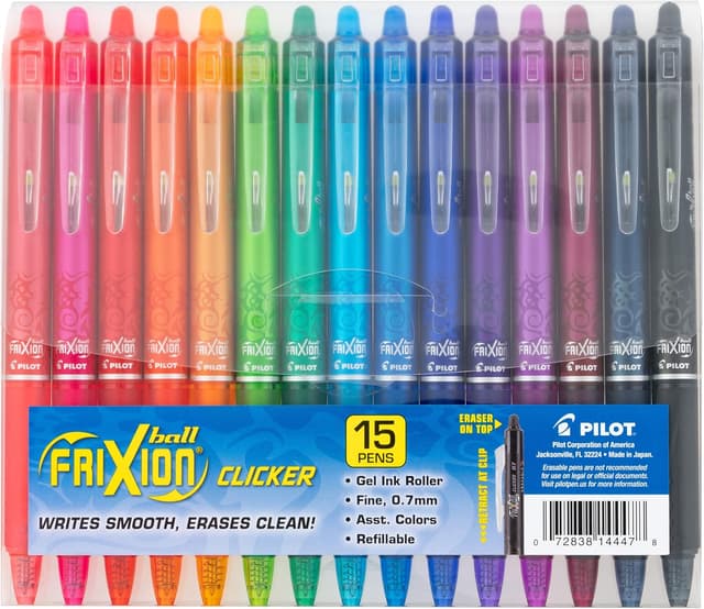 Thumbnail 6 de Pilot FriXion Erasable Gel Pens 0.7 mm, Pack of 10 ๐