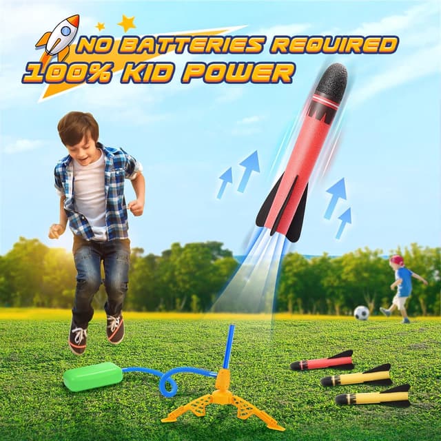 Thumbnail 4 de Anginne Kids Stomp Rocket Outdoor Toy for Ages 3-9 🚀