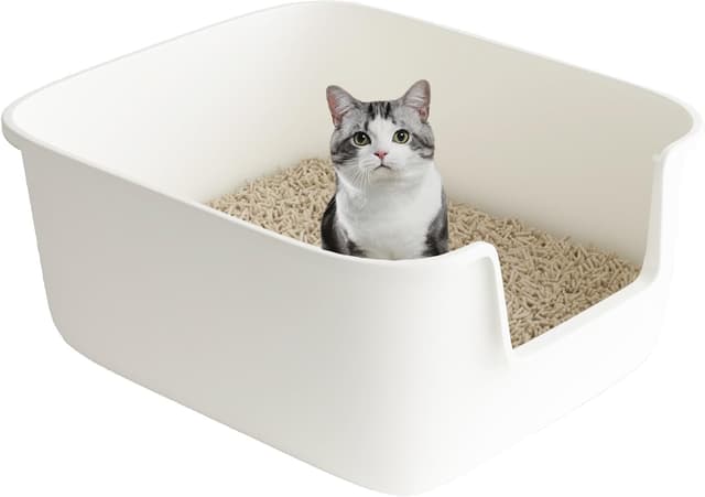 Thumbnail 6 de Suhaco High Sided Cat Litter Tray 49 x 42 x 22 cm 🐱
