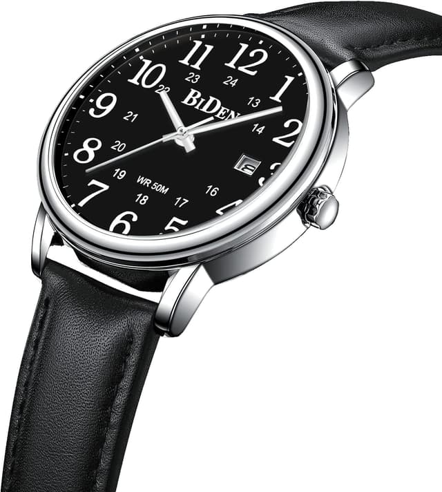 Detalle de HANPOSH Uhren Herren Analog Quarz 38 mm