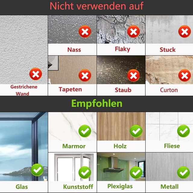 Detalle 2 de Latoxcaa große Klebehaken „Extra Stark“ (20 kg max) – transparent, ablösbar, 10 Stück für Bad und Küche