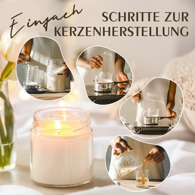 Thumbnail 3 de Sojawachs 3KG Premium für Kerzen gießen 🕯