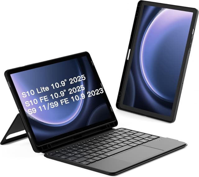 Detalle de Inateck Hülle mit Tastatur für Galaxy Tab S10 FE