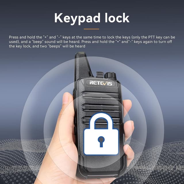 Thumbnail 6 de Retevis RT22 Walkie Talkies, 10-Pc