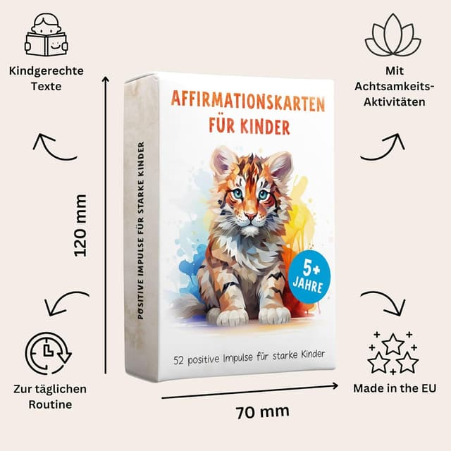 Detalle de Rabano Art 52 Affirmationskarten für Kinder