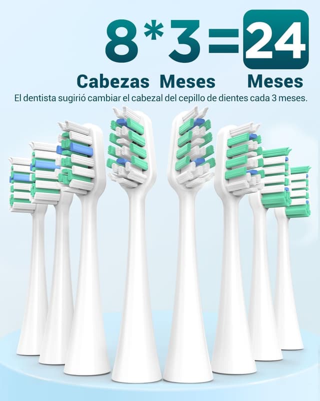 Thumbnail 6 de Cepillo de Dientes Eléctrico Sónico 50.000 rpm 8 cabezales