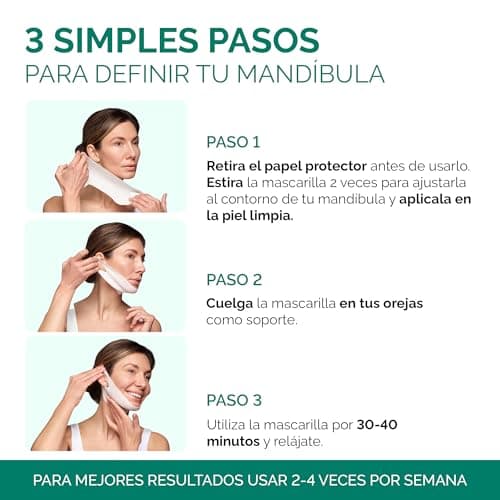 Thumbnail 5 de PLANTIFIQUE Mascarilla Colágeno V-Line 🧖♀️ 5 Unidades