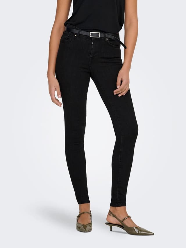 Detalle 2 de ONLY Female Skinny Jeans ONLPOWER mit mittlerer Taille – 5-Pocket Stretch-Jeans mit Push-up-Effekt