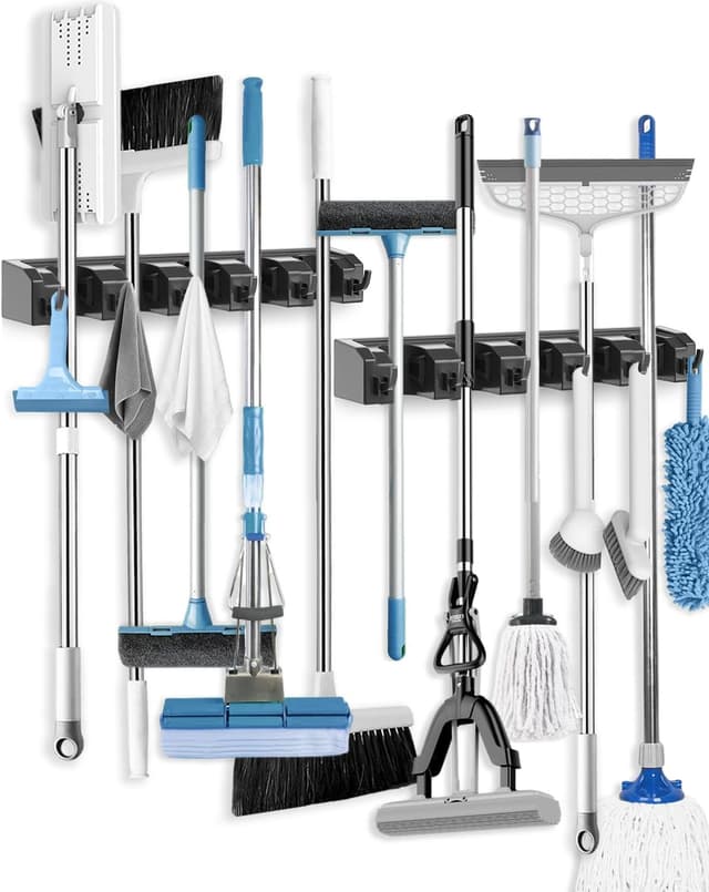 Detalle de AceMining Porta Scope da Parete 2 pack, 5 supporti e 6 ganci 🧹