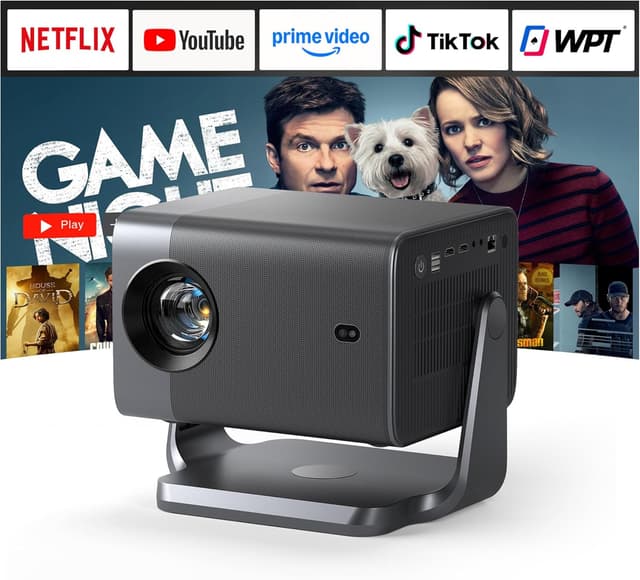 Detalle de VISSPL Smart Beamer 4K Video-Projektor 1080P