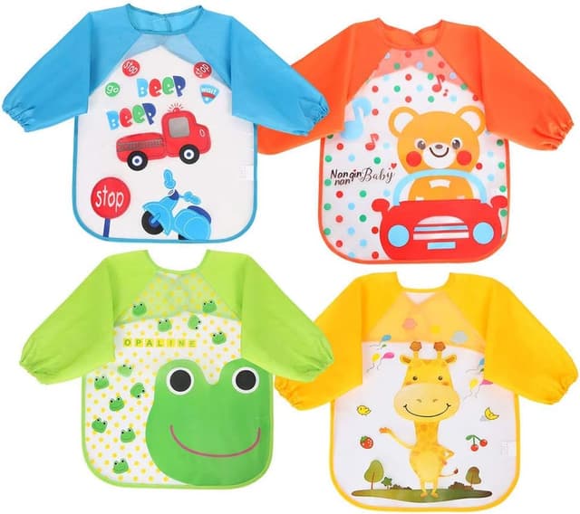 Imagen de Vicloon Bibs with Sleeves 4-pack 42 cm en OfertitasTOP