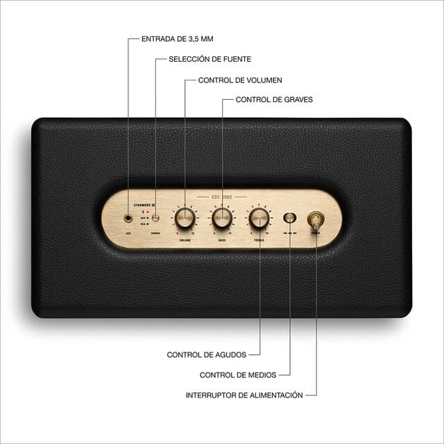 Thumbnail 5 de Marshall Stanmore III altavoz Bluetooth 1 unidad 🎵