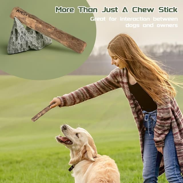 Thumbnail 6 de AYESY Bâton à mâcher Bois de café S pour chien