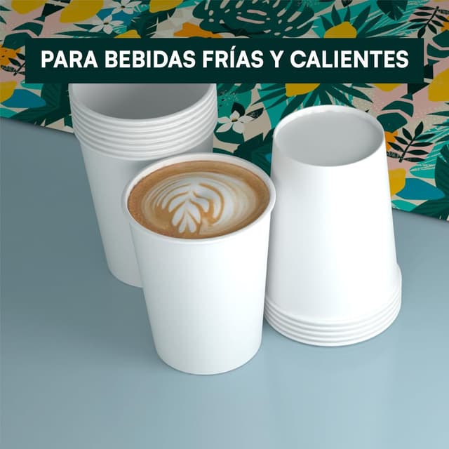 Detalle 2 de Vasos desechables de papel 7oz - Café y bebidas calientes