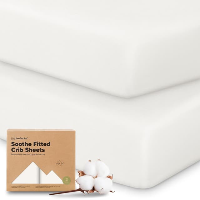 Imagen de KeaBabies 2-Pack Crib Sheets en OfertitasTOP