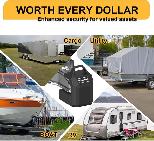 Thumbnail 5 de BVLLVT Heavy Duty Trailer Hitch Lock 2 5/16"