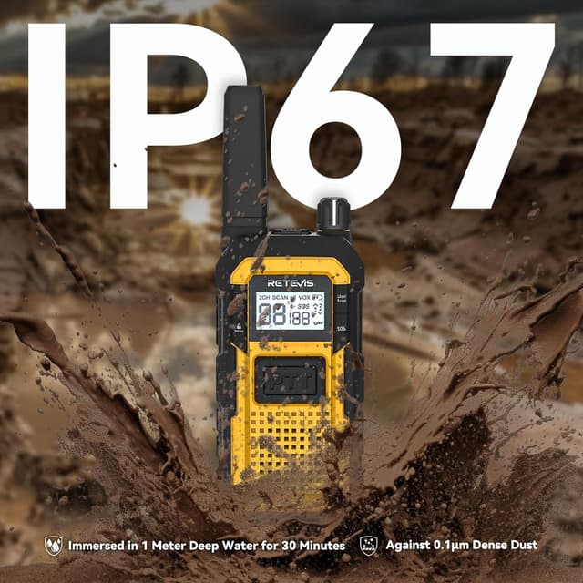 Thumbnail 2 de Retevis RB48 Heavy Duty 6-Pack Walkie Talkies 📡