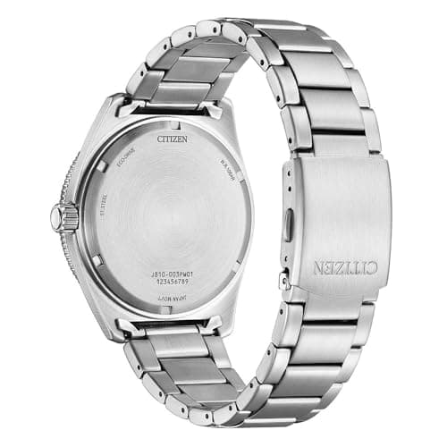 Detalle de Citizen AW1760-81W reloj analógico de cuarzo con energía solar y acero inoxidable