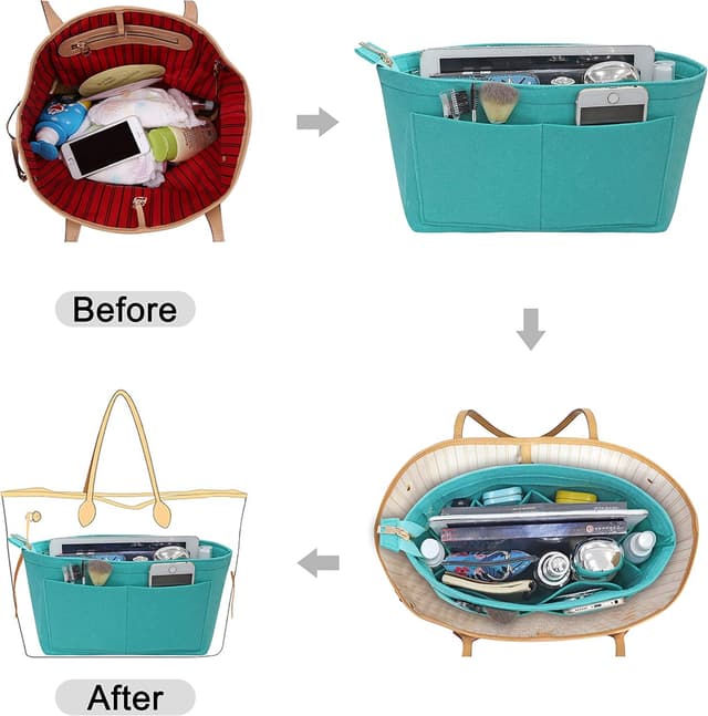 Thumbnail 3 de Soyizom Felt Handbag Organiser Purse