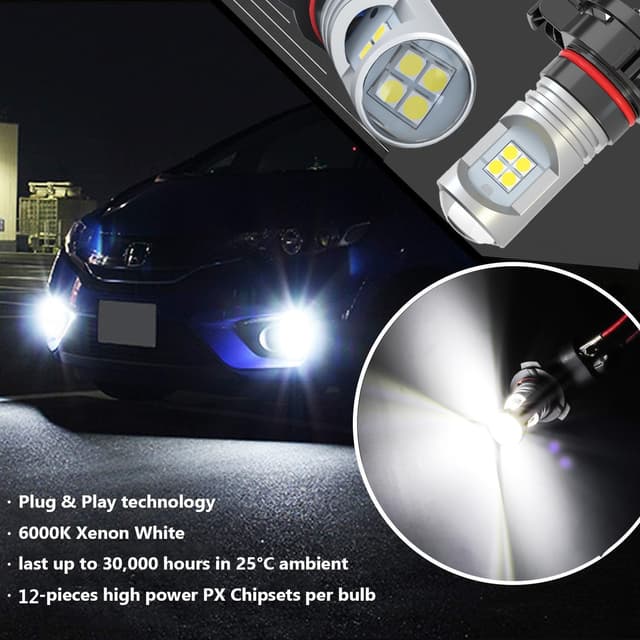 Thumbnail 1 de SageSunny 5202 LED Fog Light Bulb 6000K