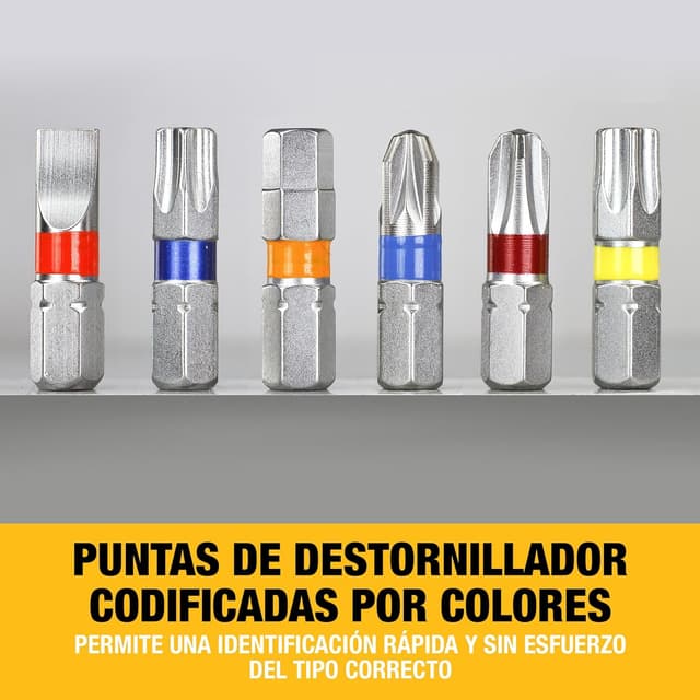 Detalle 1 de DEWALT DT7969-QZ Juego de atornilladores 32p 🛠