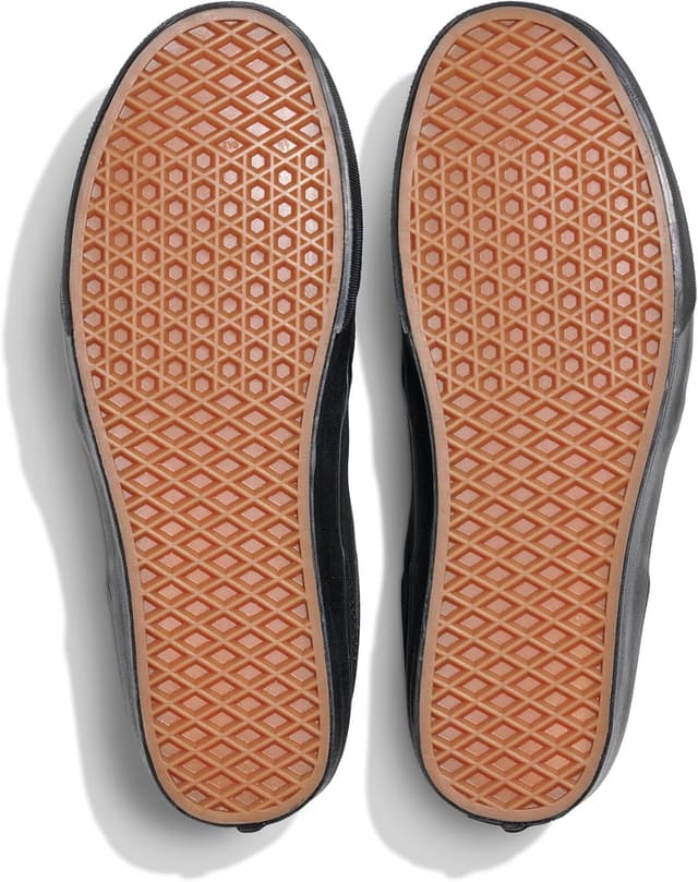 Detalle de Vans Herren Turnschuhe Brooklyn aus Wildleder – Black/Asphalt