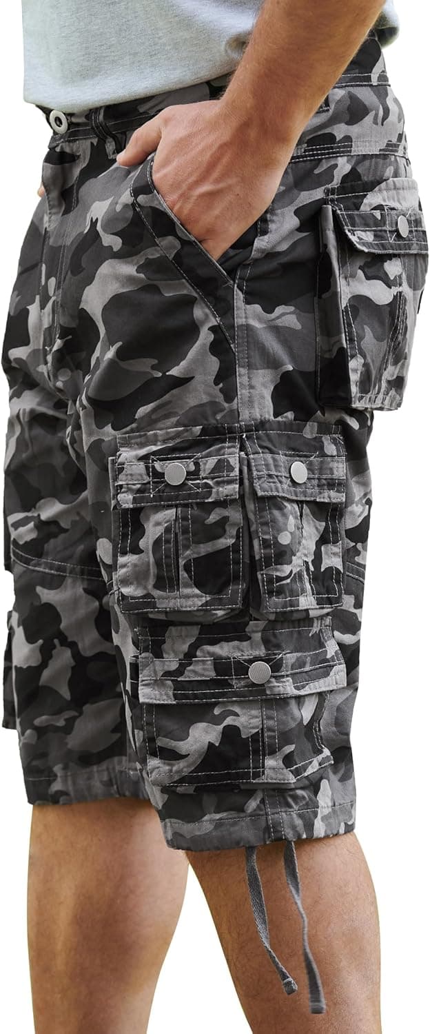 Thumbnail 6 de YGREYG Men’s Cargo Shorts Long Capri (Below the Knee) — Relaxed Fit with Pockets