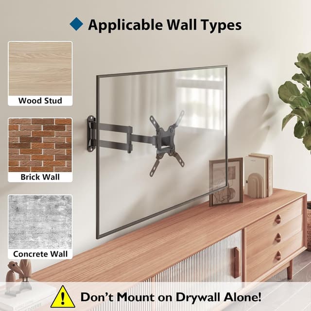 Thumbnail 6 de BONTEC TV Wall Bracket 13–42 inch TV mount