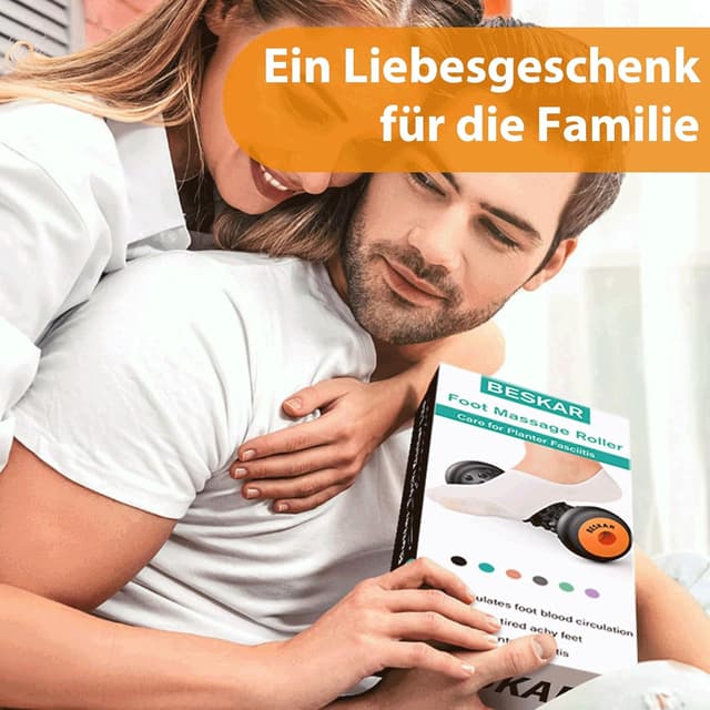 Thumbnail 6 de BESKAR Fußmassageroller – ergonomische Massagerolle für Fußgewölbe & Plantarfasziitis-Linderung
