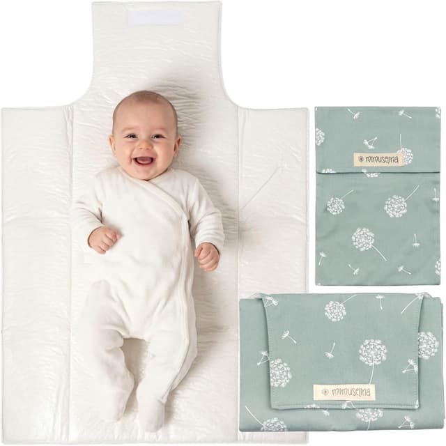 Imagen de MIMUSELINA Set tapis à langer portable 25x19 cm en OfertitasTOP