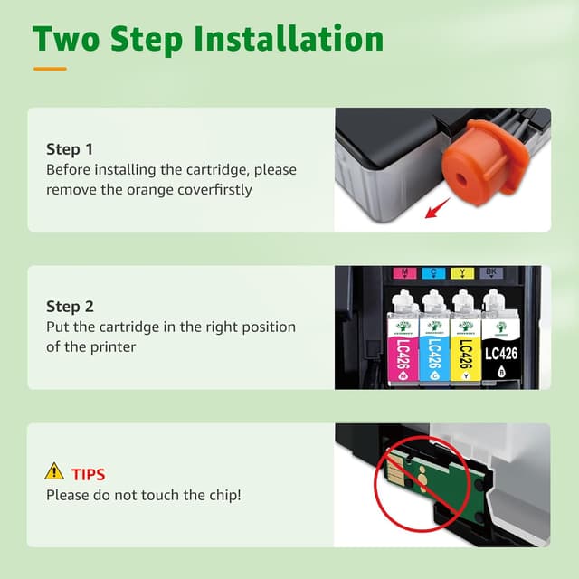 Detalle 1 de GREENSKY LC426 ink cartridges multipack (compatible with Brother LC426 series) for Brother MFC-J4335DW and MFC-J4540DWXL