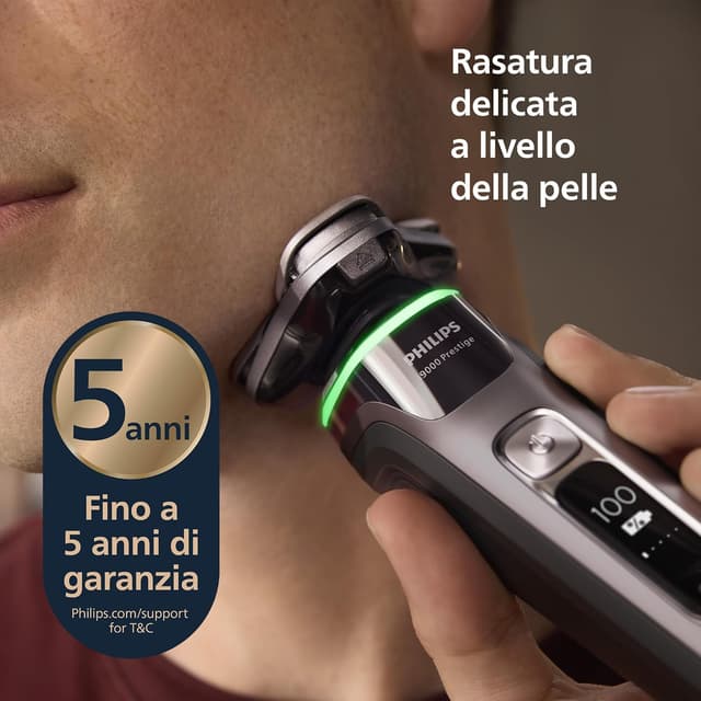 Detalle 2 de Philips i9000 Prestige rasoio elettrico 72 lame 360º