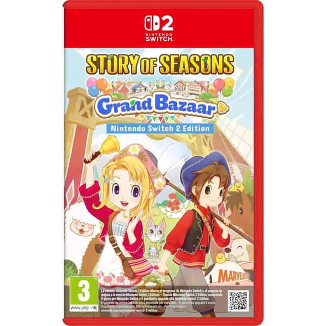 Detalle de Story of Seasons: Grand Bazaar Nintendo Switch 2 — juego para Switch