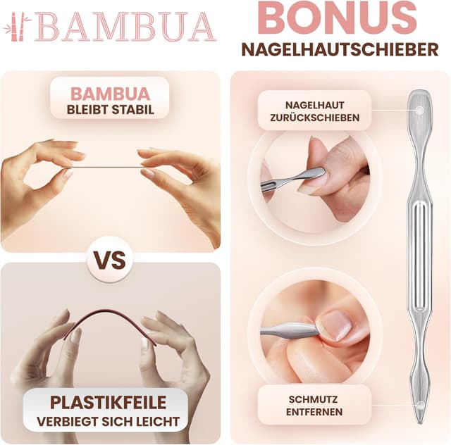 Thumbnail 2 de BAMBUA Nagelfeile Set 100/180
