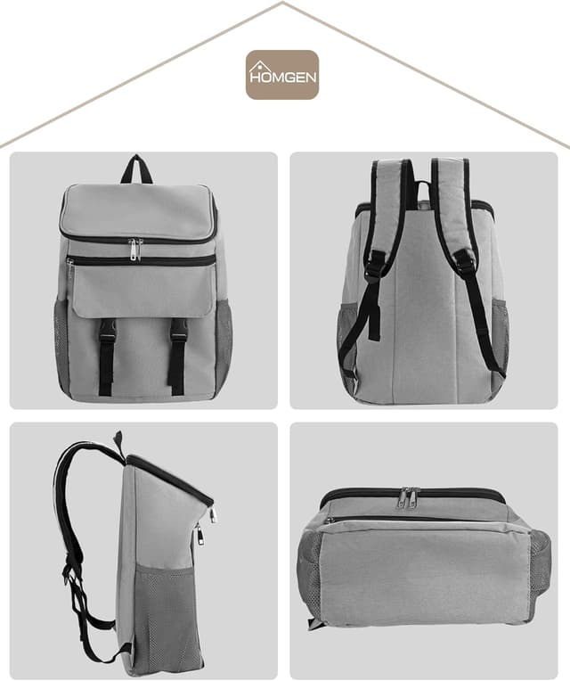 Thumbnail 6 de HOMGEN Insulated Cooler Backpack 25L – Waterproof leak-proof thermal lunch bag for picnics, work and hiking