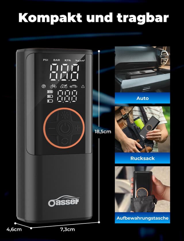 Thumbnail 6 de Oasser Oasser Luftpumpe 10,3 Bar Akku