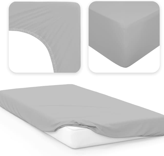 Detalle 2 de Jacobson Jersey Spannbettlaken 60x120–70x140 cm