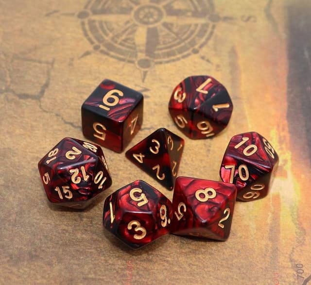 Thumbnail 1 de Polyhedral DND Dice Set 42‑Piece 6 Pack