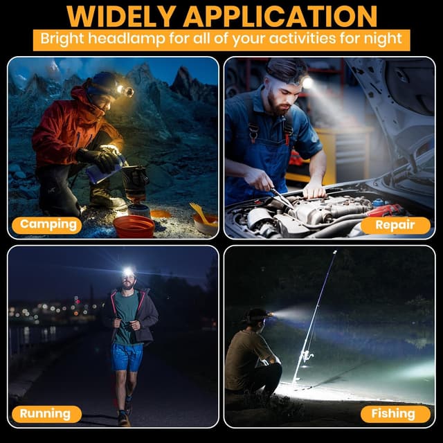 Thumbnail 6 de LEKIA Linterna frontal recargable 100000LM 9000mAh IPX67 🔦