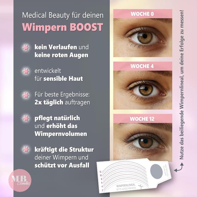 Detalle de Wimpernserum sensitiv vegan 10 ml đ