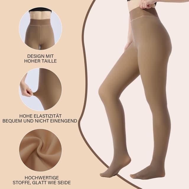 Thumbnail 3 de DIKER Medias térmicas mujer 220g Cintura alta