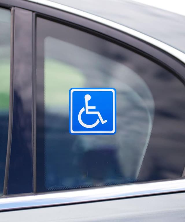 Thumbnail 5 de Flaconi Behinderten Aufkleber Auto 2 Stück