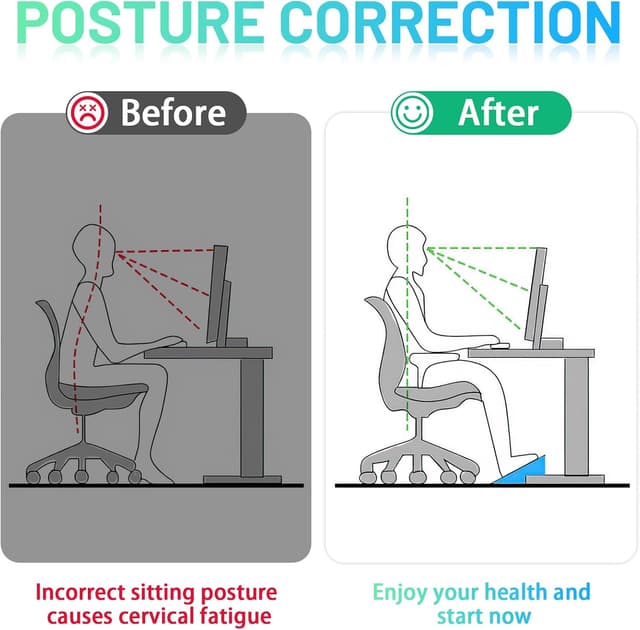 Detalle 2 de Fußstütze Schreibtisch – Höhenverstellbar Ergonomisch