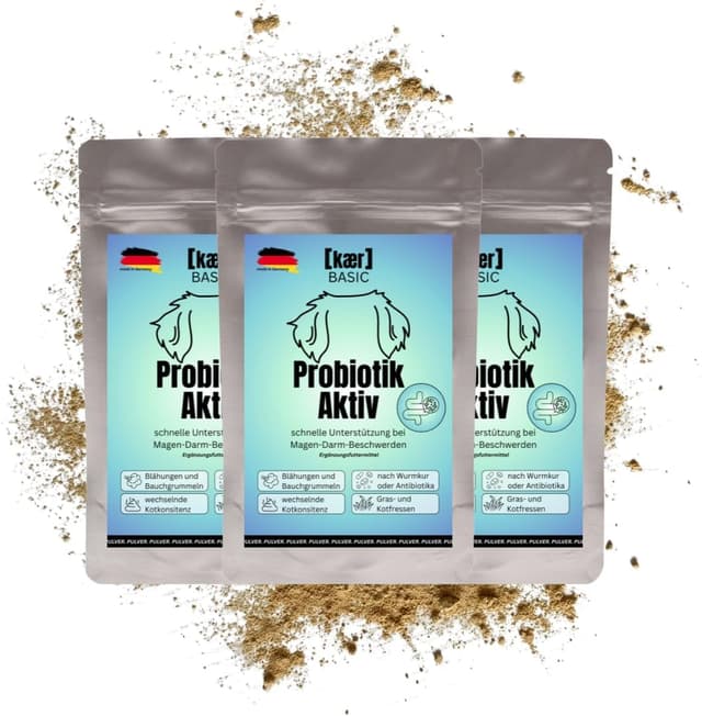 Imagen de kaer basic Probiotik Aktiv Pulver für Hunde 3x200g en OfertitasTOP