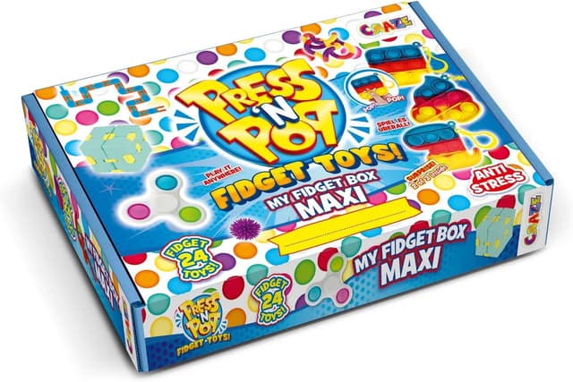 Thumbnail 12 de CRAZE PressNPop Fidget Spinner Anti-Stress para Niños🧩