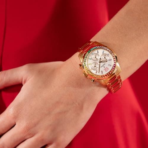 Detalle de Festina Reloj de Mujer Analógico de Acero Inoxidable 316L Rosa F20639/2 con cronógrafo y 10 ATM