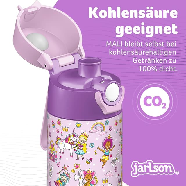 Thumbnail 5 de JARLSON Trinkflasche MALI Kinder Edelstahl 350 ml